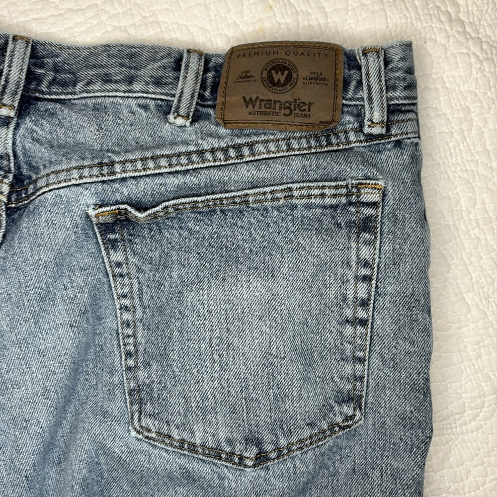 Vintage Wrangler Made in USA 100% Cotton Cowboy Cut Jeans 97601 Men’s 36x32